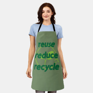 Tablier Réduire la réutilisation du recyclage