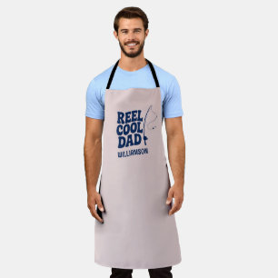 Tablier Reel Cool Papa Pêche Funny Fête des pères cadeau