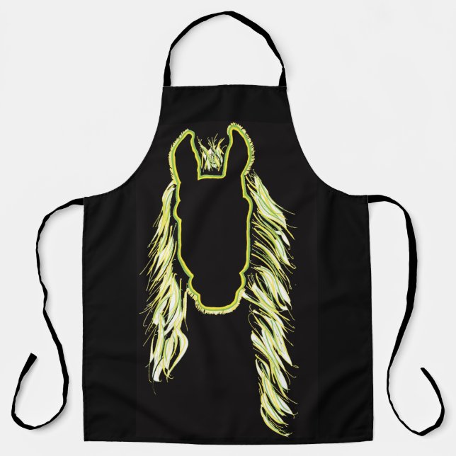 Tablier Réflexions ensoleillées d'un cheval (Recto)