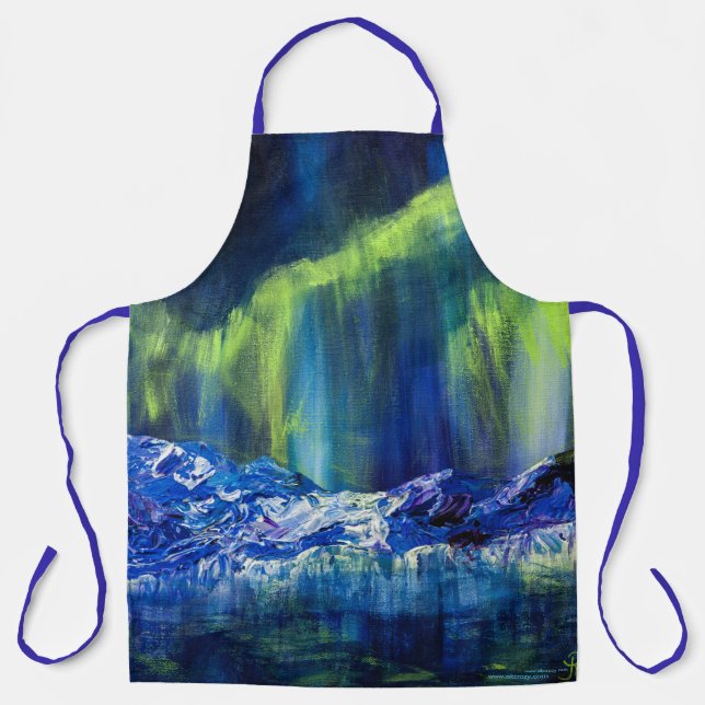 Tablier Réflexions glaciaires de l'Alaska BBQ Apron1 (Recto)