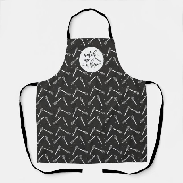 Tablier Regardez-moi Whip Whisk Tout-En-Tout Imprimer Apro (Recto)