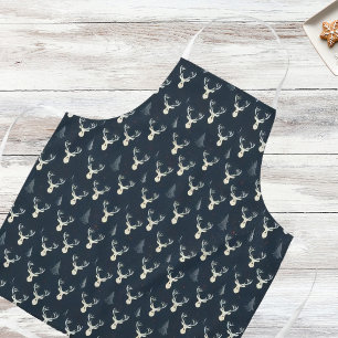 Tablier Reinder de vacances, Arbre de Noël, Flocon de neig