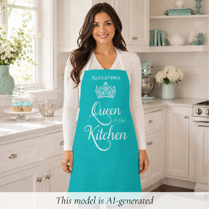 Tablier Reine adorable de la cuisine