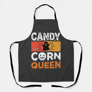 Tablier Reine de bonbons de Halloween SVG Design