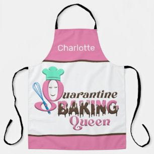 Tablier Reine de cuisson de quarantaine personnalisée