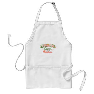 Tablier Reine de la Cuisine – Couronne Fleurie Fête des Mè