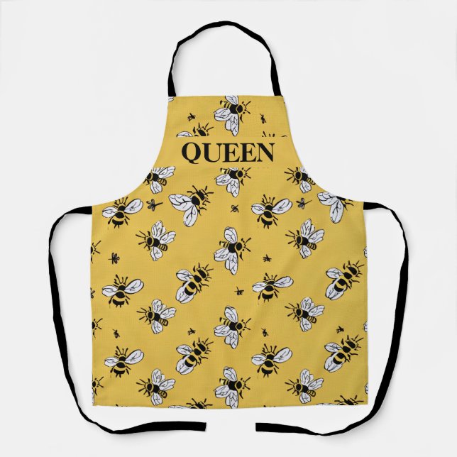 Tablier Reine des Abeilles Douces  (Recto)