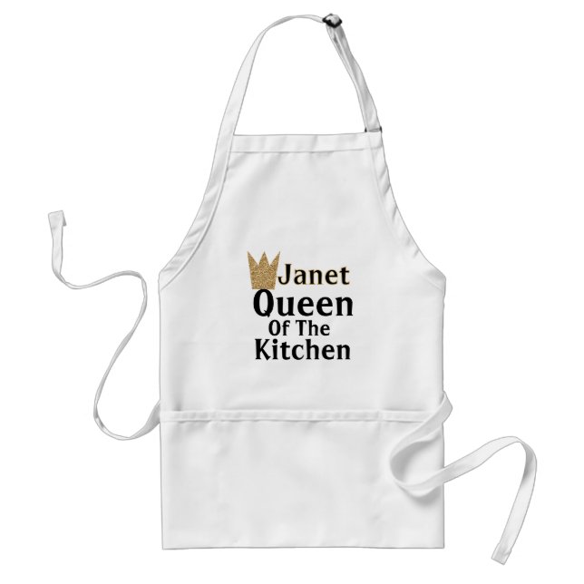 Tablier Reine Personnalisée De La Cuisine (Devant)