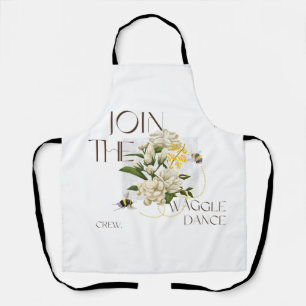 Tablier rejoignez l'équipe de danse waggle. apiculteur vin