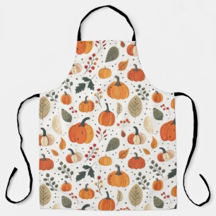 Tablier REMERCIER Automne Automne Citrouille & Feuille