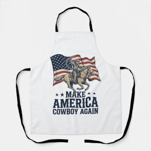 Tablier Rendez l'Amérique Cowboy à nouveau Maillot occiden