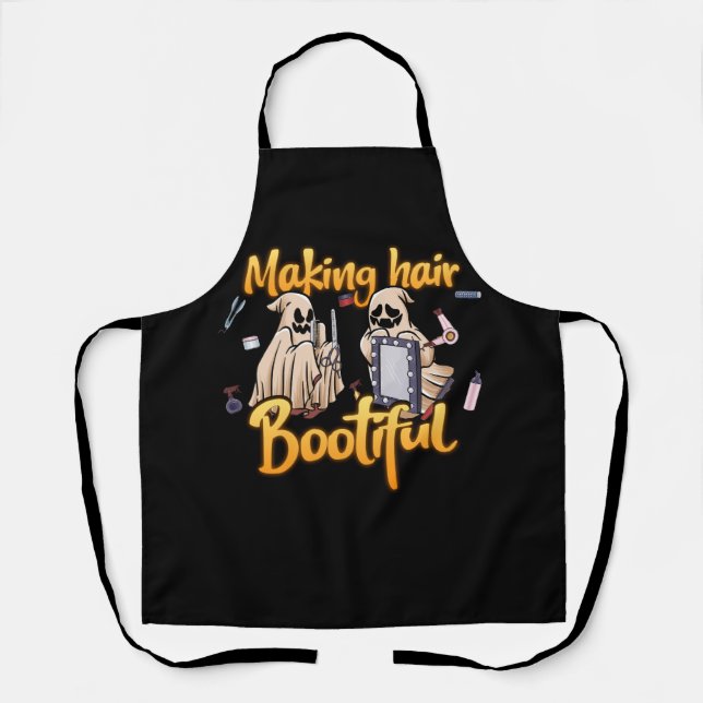 Tablier Rendre les cheveux botieux amusant Fantôme Fantôme (Recto)