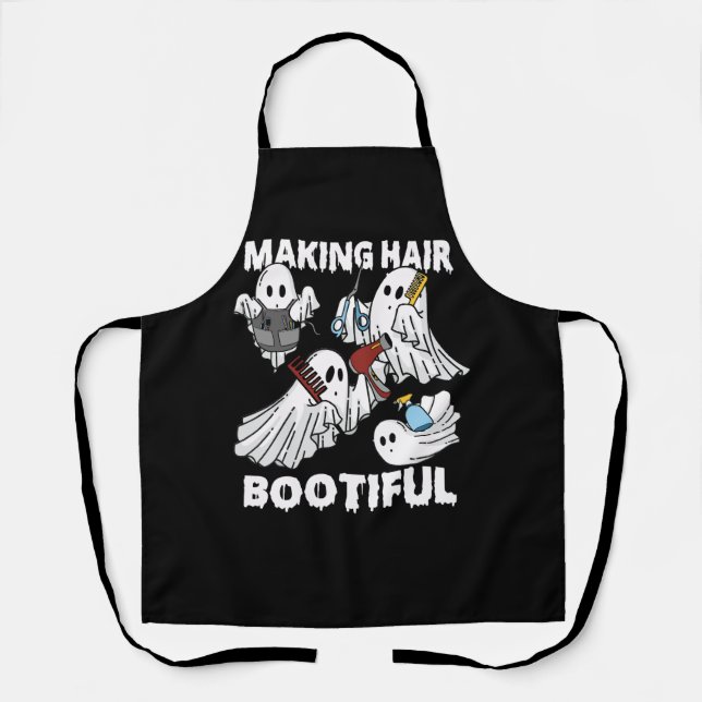 Tablier Rendre les cheveux botieux amusant Fantôme Fantôme (Recto)