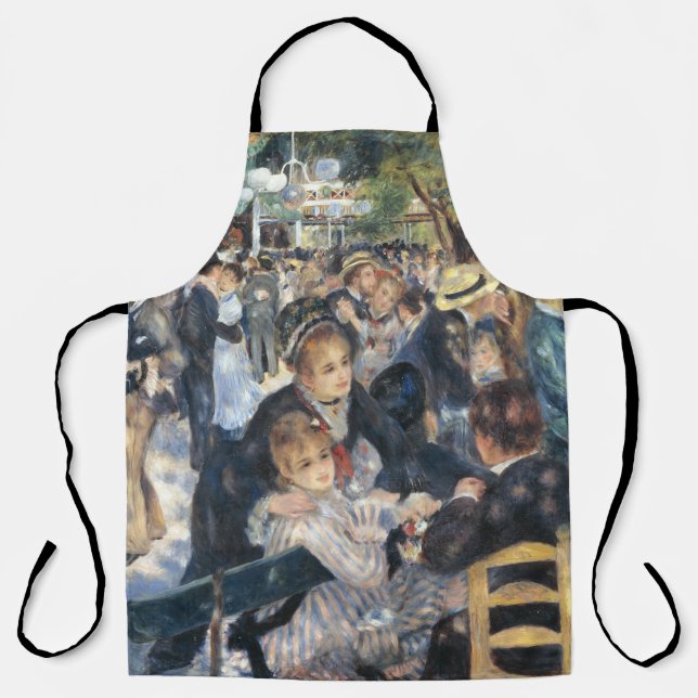 Tablier Renoir Moulin Danse Galette Party (Recto)