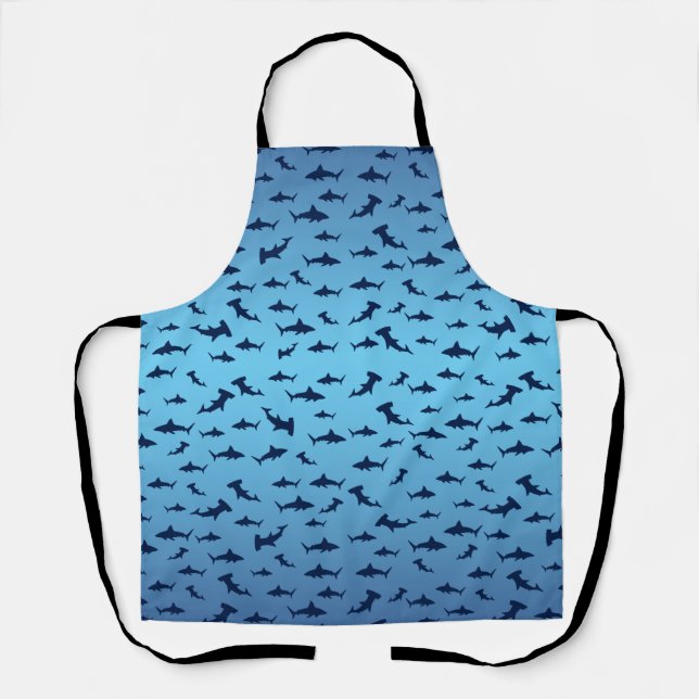 Tablier Requins et plus de requins (Recto)