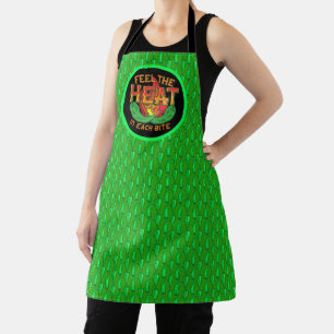 Tablier Ressentez La Chaleur Dans Chaque Bite Green Chili 