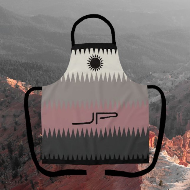 Tablier Restaurant du Sud-Ouest Style Monogram Apron (Créateur téléchargé)