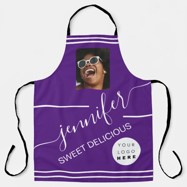 Tablier Restaurant Restauration Photo Logo Café Boutique P (Recto)