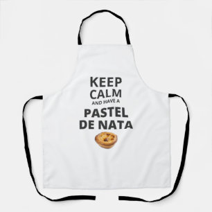 Tablier Restez au calme et prenez un Pastel de Nata