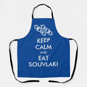 Tablier Restez Calme Et Mangez Souvlaki