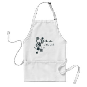 Tablier Retro Blue Carrés 1950 Super Apron des années 70