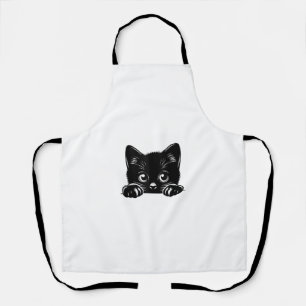 Tablier Retro Chat Drôle Halloween Costume Pour Femmes Hom