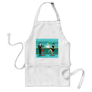 Tablier Retro Cocktail Lounge Apron
