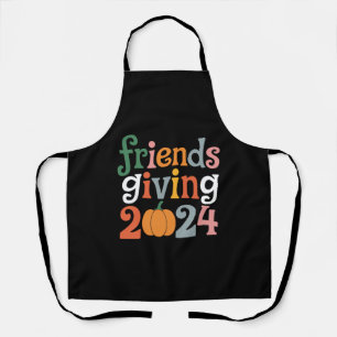 Tablier Retro Friends Giving 2024 Thanksgiving automne