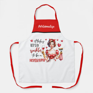 Tablier Retro les années 50 Glam Housewoman Drôle Humour s