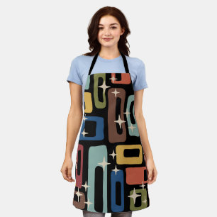 Tablier Retro Mid-Century Moderne Abstrait