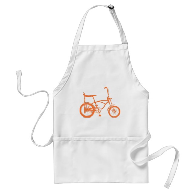 Tablier Rétro Orange Krate Banana Seat Bike (Devant)