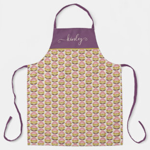 Tablier Retro Pink & Purple Floral