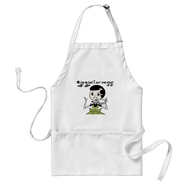 Tablier Rétros T-shirts et cadeaux d'anneau de Bling (Devant)