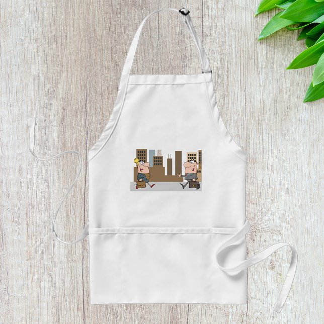 Tablier Réunion D'Hommes D'Affaires Dans La Ville (Créateur téléchargé)