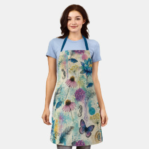 Tablier Rêve Aquatique Floral Vibrant