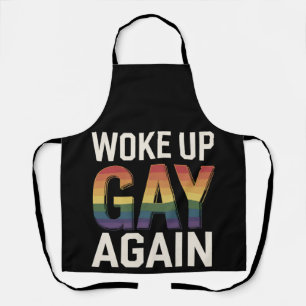 Tablier Réveillez Gay encore drôle LGBTQ Pride Ally Rainbo