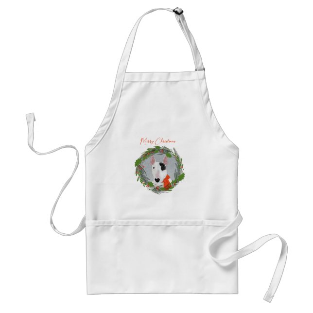 Tablier Rex La TV Terrier Christmas Apron (Devant)