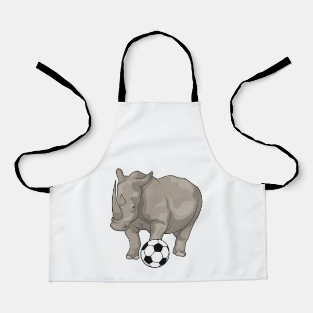 Tablier Rhinocéros Soccer (Recto)