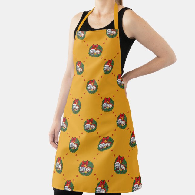 Tablier Rick et Morty | Motif de couronne de vacances (Insitu)