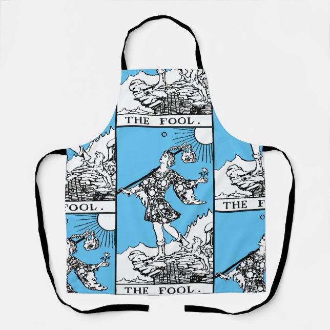 Tablier Rider Waite Tarot Major Arcana L'idiot (Recto)