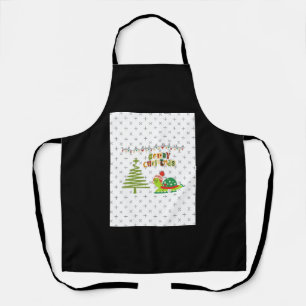 Tablier Robe de Noël tortue A Line