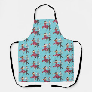 Tablier Robe Rouge Polka Dot Dance