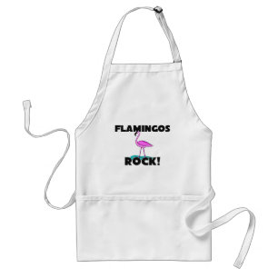 Tablier Roche de Flamants roses