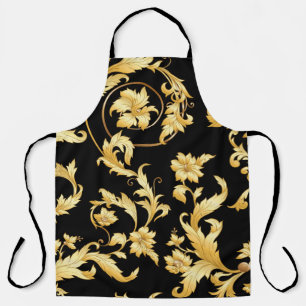 Tablier Rococo baroque, motif floral victorien.
