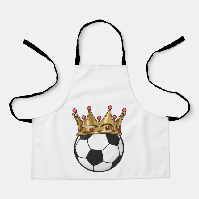 Tablier Roi de la Couronne de football (Recto)