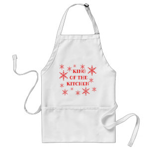 TABLIER "ROI DE LA CUISINE" APRON POUR LE CHEF MAÎTRE !"