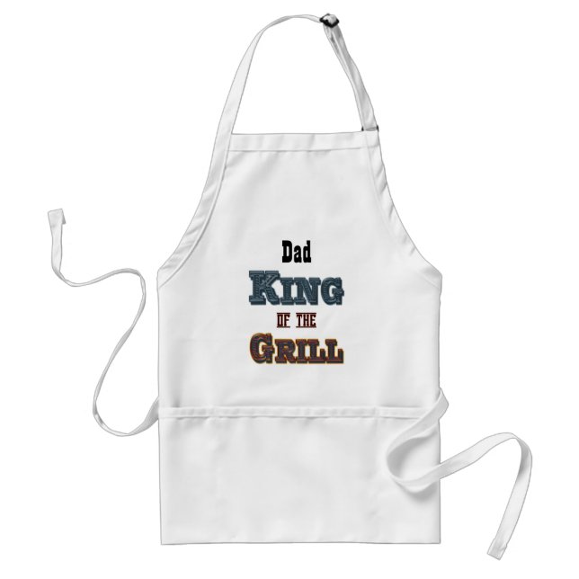 Tablier Roi du Grill Apron personnalisé (Devant)