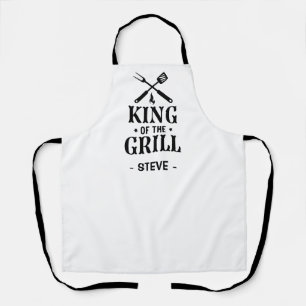 Tablier Roi du Grill Personalisé BBQ