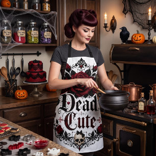 Tablier Romance gothique de la Saint-Valentin d'Halloween 