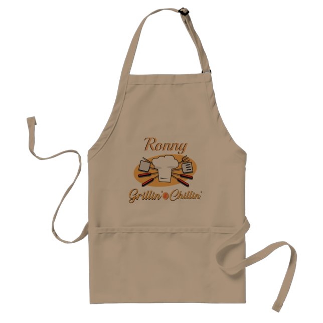 Tablier Ronny's Grillin' & Chillin' Adulte Apron (Devant)